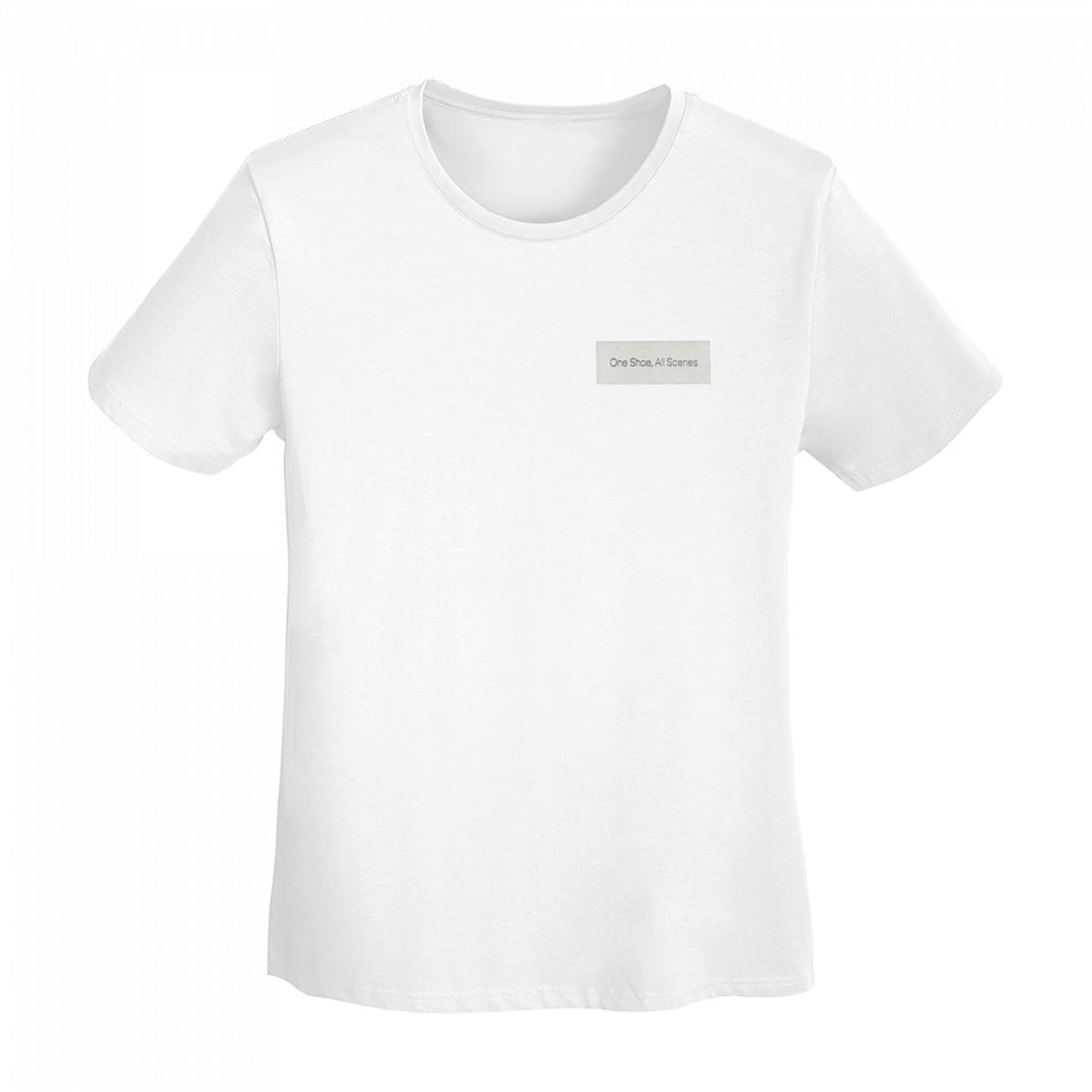 Simple Pure White T-Shirt Fashion Cotton Clothes