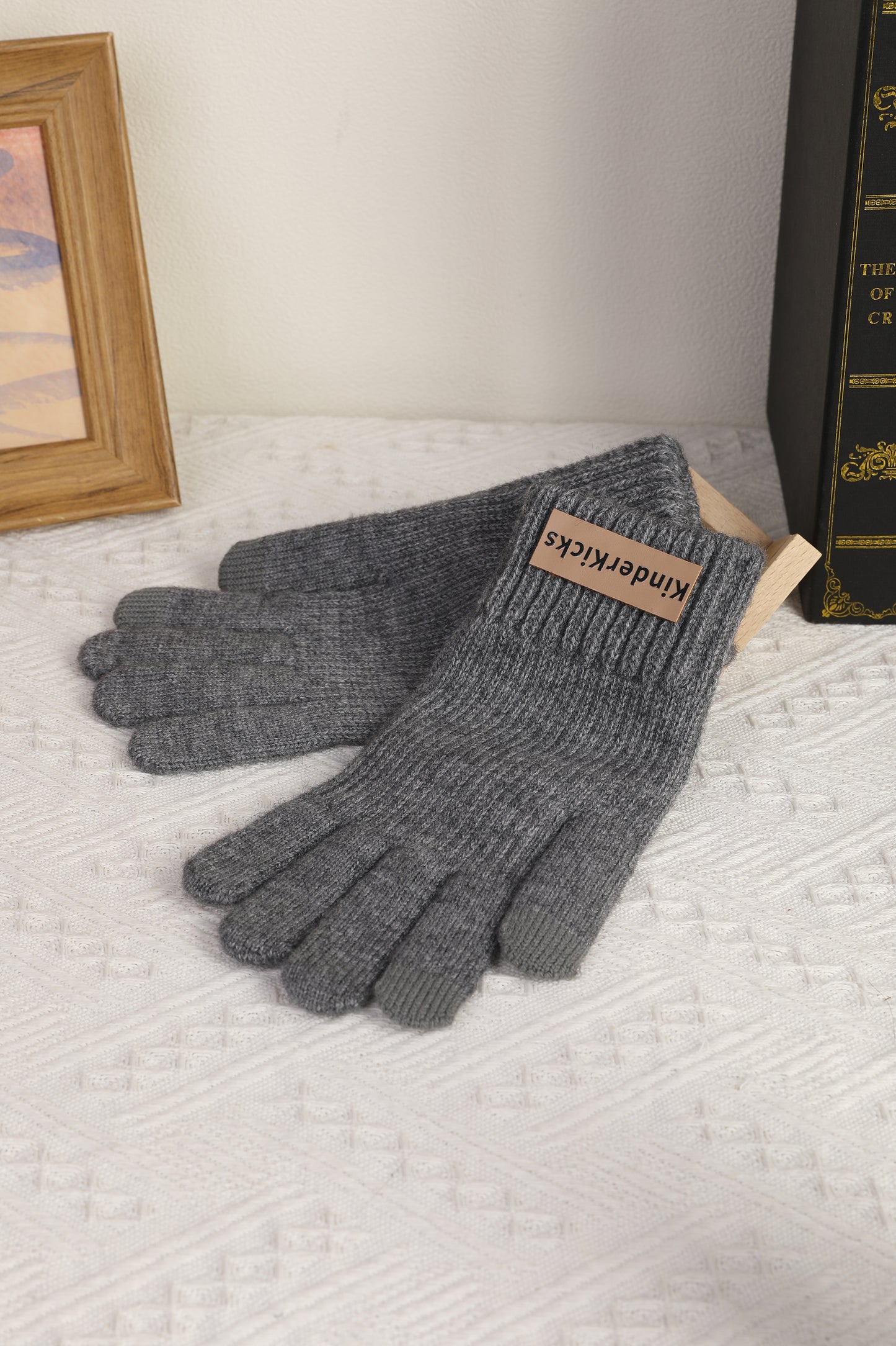 Kinderkicks Wool Grey Gloves