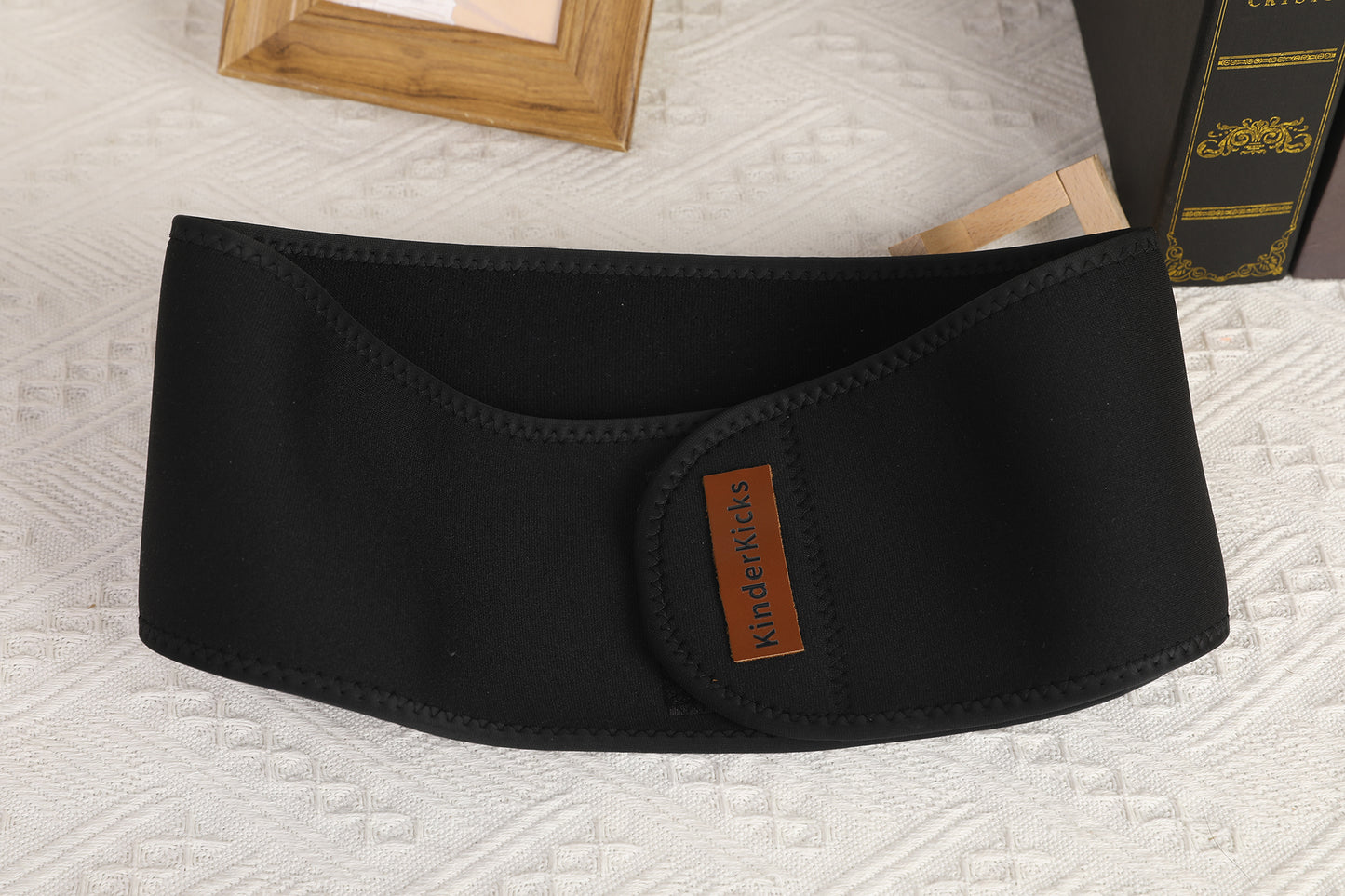 Kinderkicks Unisex Elastic Black Belt – Stretchable & Versatile