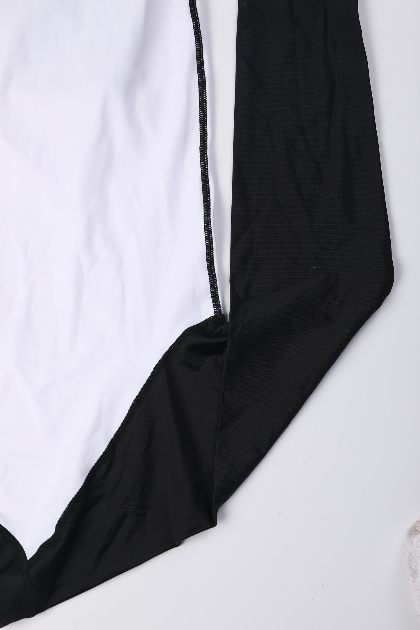 KinderKicks Black & White Cotton-Lined Athletic Set