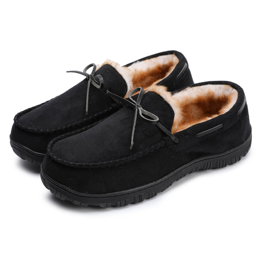 Men's Slip-on Home Shoes, Comfy Non Slip Shoes For Men's Indoor Activities