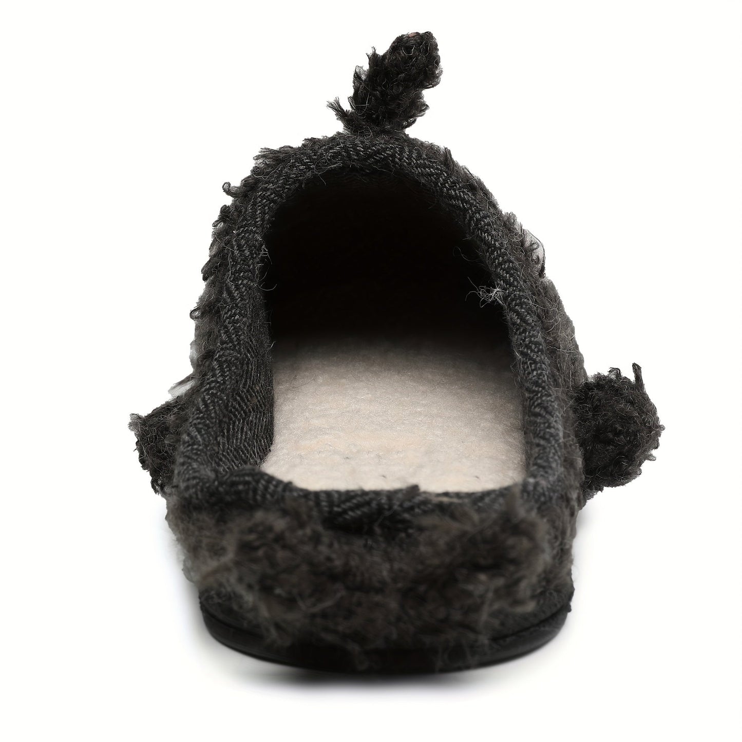 Cute Cartoon Animal Memory Foam Plush House Shoes Men Slippers Slides