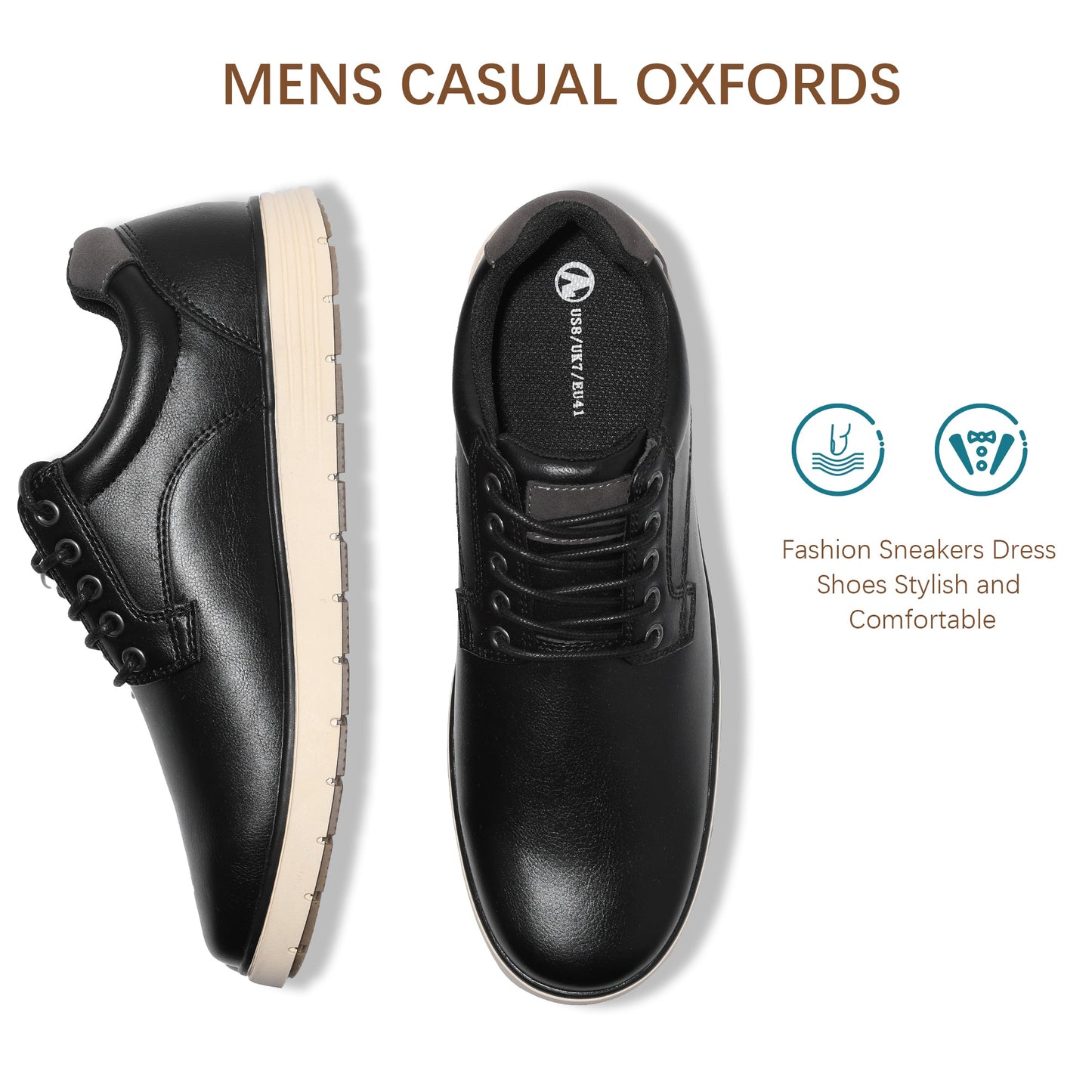 Men's Vintage Solid Color Low Top Boots, Comfy Non Slip Durable Lace Up Shoes For Men's Outdoor Activities