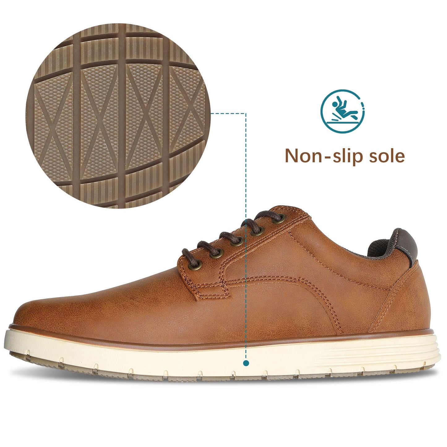 Men's Vintage Solid Color Low Top Boots, Comfy Non Slip Durable Lace Up Shoes For Men's Outdoor Activities