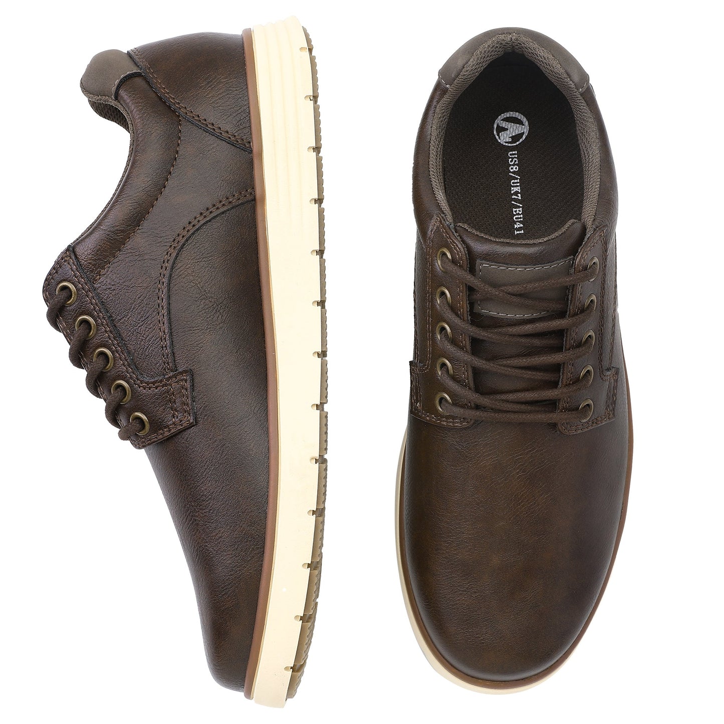 Men's Vintage Solid Color Low Top Boots, Comfy Non Slip Durable Lace Up Shoes For Men's Outdoor Activities