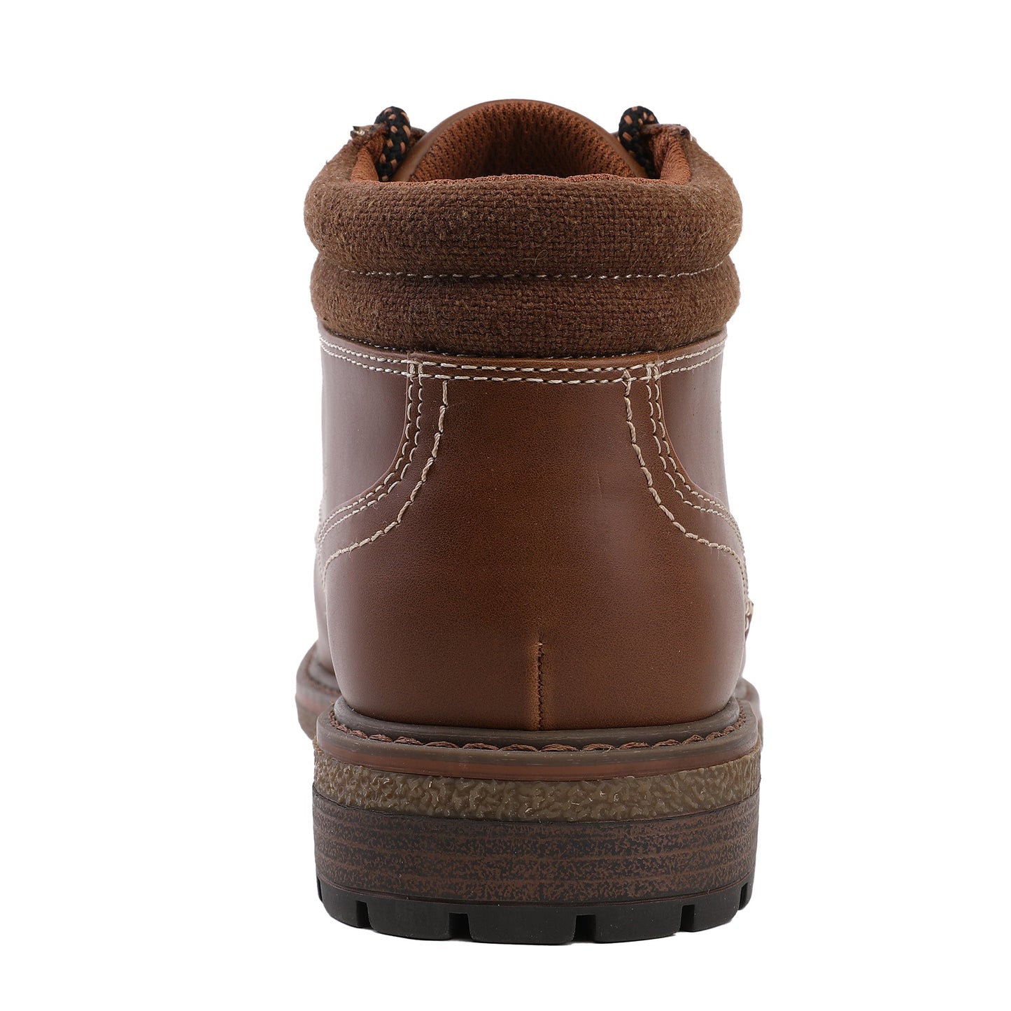 Men's Vintage Solid Color Boots, Comfy Non Slip Durable Lace Up Shoes For Men's Outdoor Activities