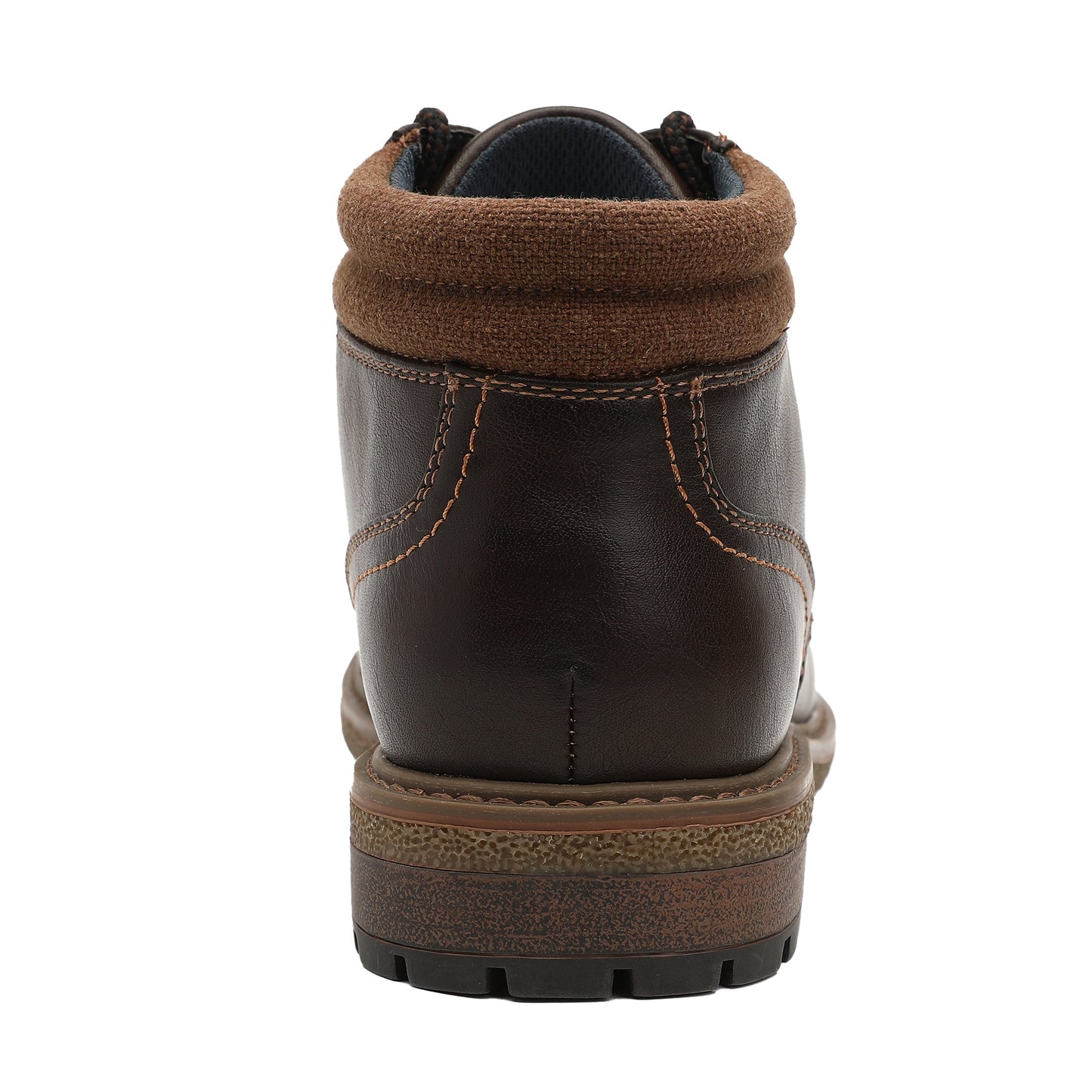 Men's Vintage Solid Color Boots, Comfy Non Slip Durable Lace Up Shoes For Men's Outdoor Activities