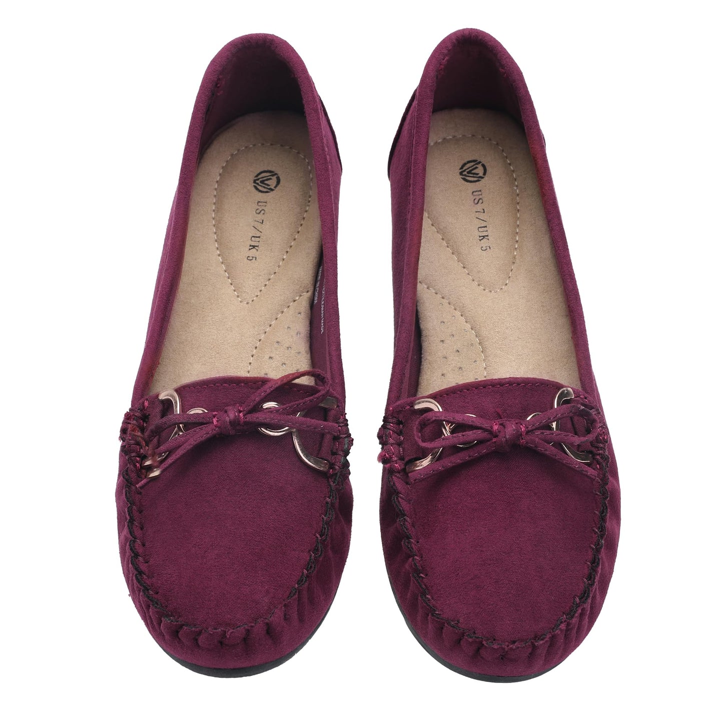 Comfortable Bowknot Driving Loafers Women's Slip On Flats for Casual Walking, Penny Style, Soft Upper, Breathable Insole, Anti-Slip Outsole, Easy to Wear