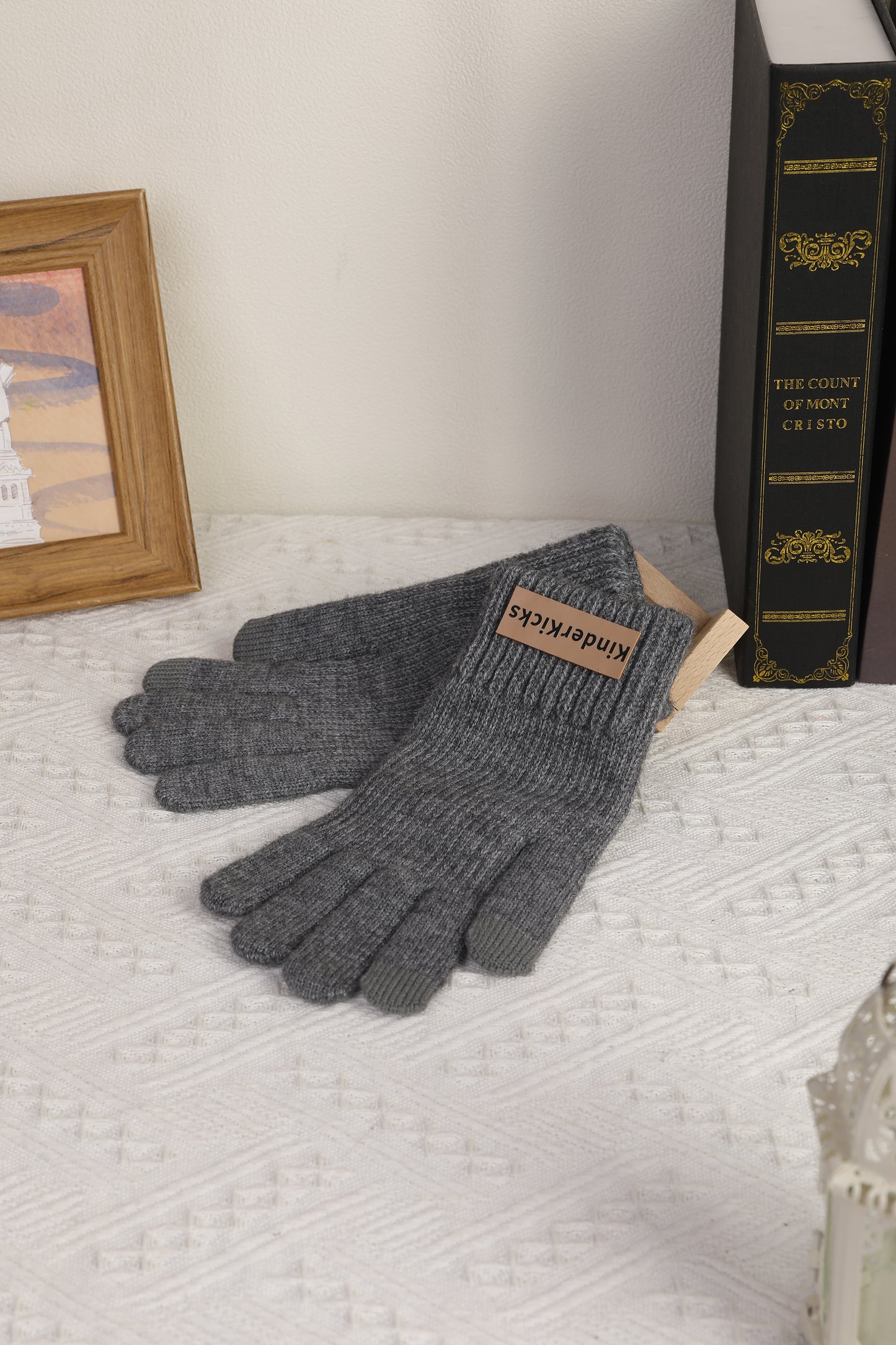 Kinderkicks Wool Grey Gloves