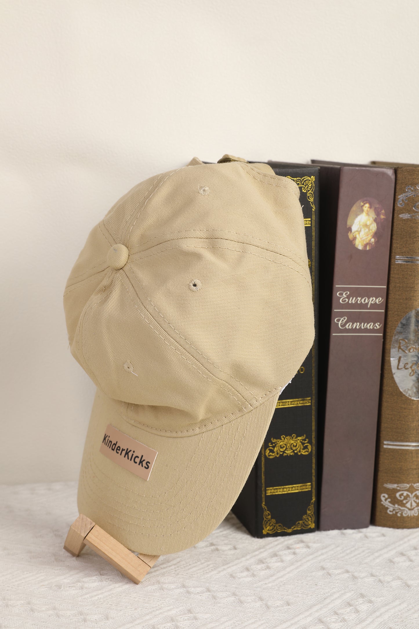 KinderKicks Beige Baseball Cap – Classic & Versatile Daily Wear