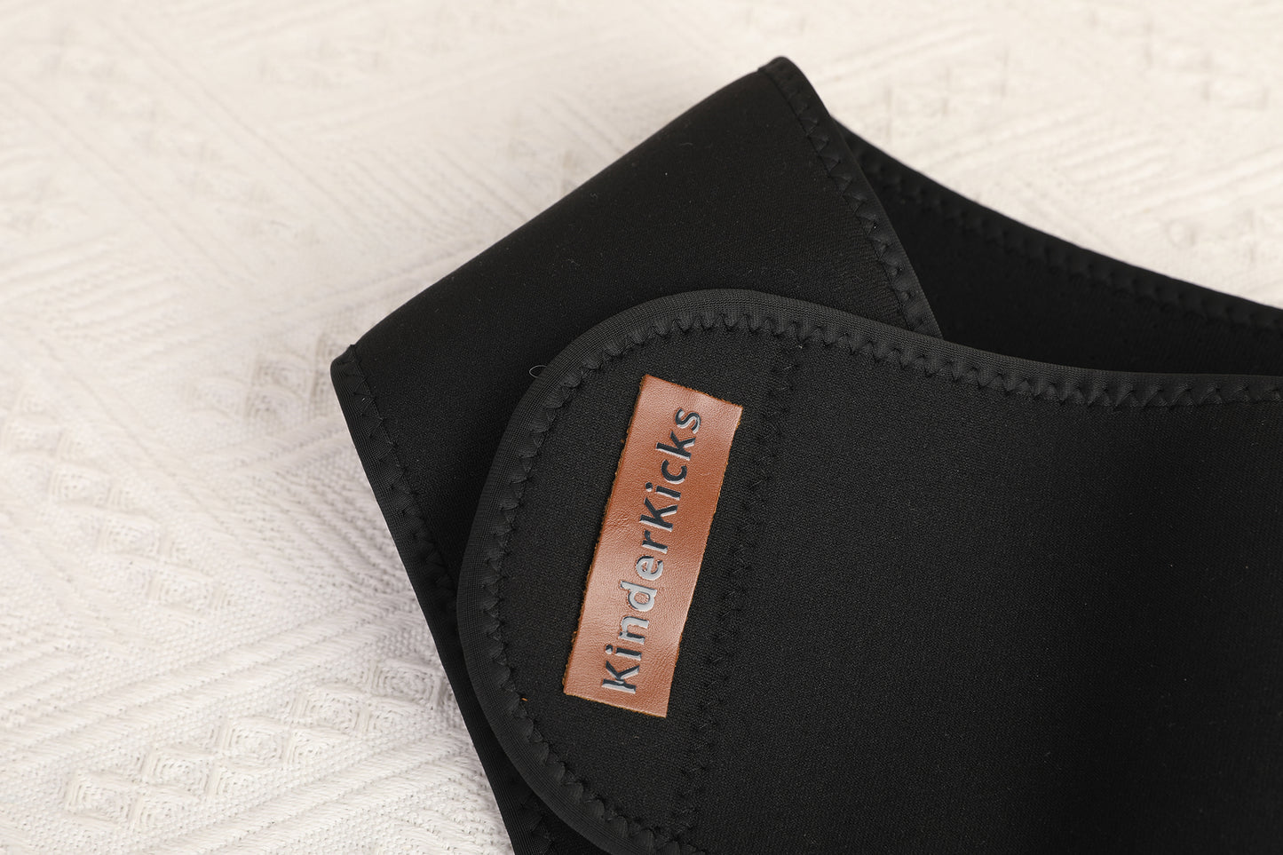 Kinderkicks Unisex Elastic Black Belt – Stretchable & Versatile