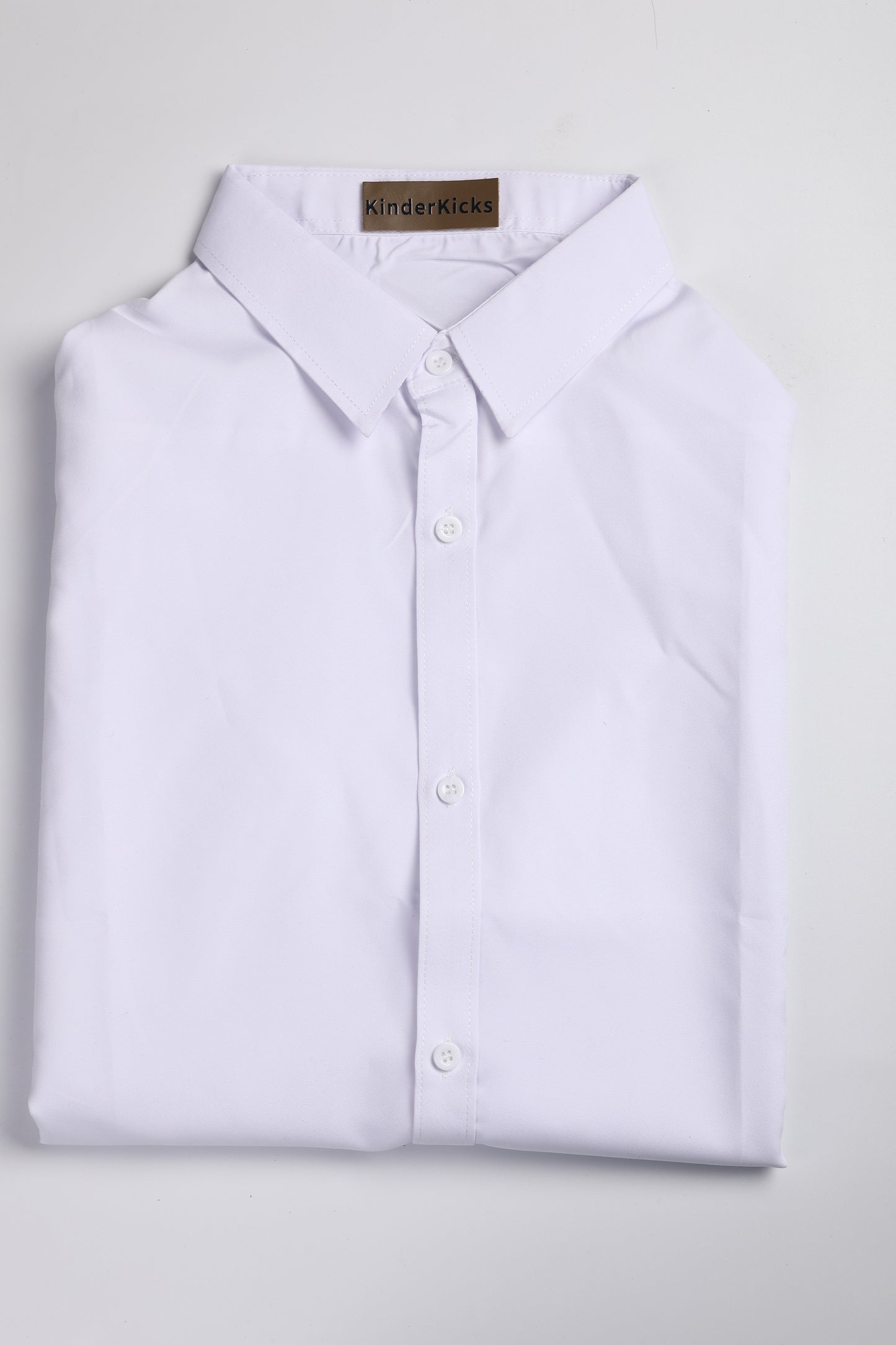 Kinderkicks Classic White Cotton Shirt – Premium Versatile Dress Shirt for Formal Wear