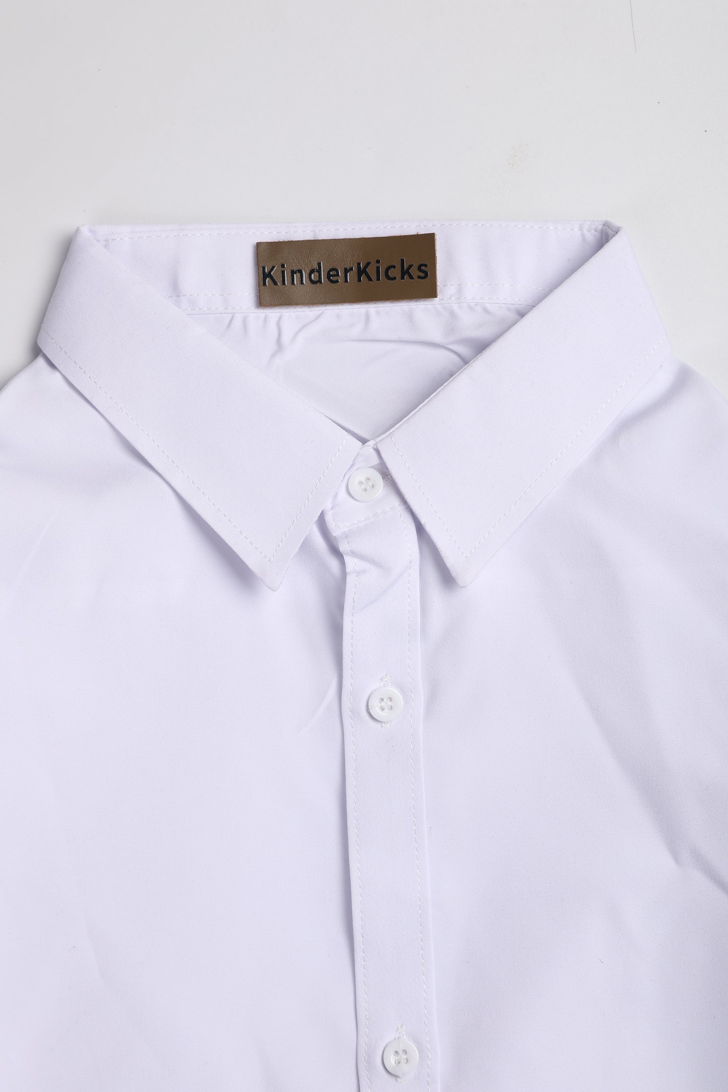 Kinderkicks Classic White Cotton Shirt – Premium Versatile Dress Shirt for Formal Wear