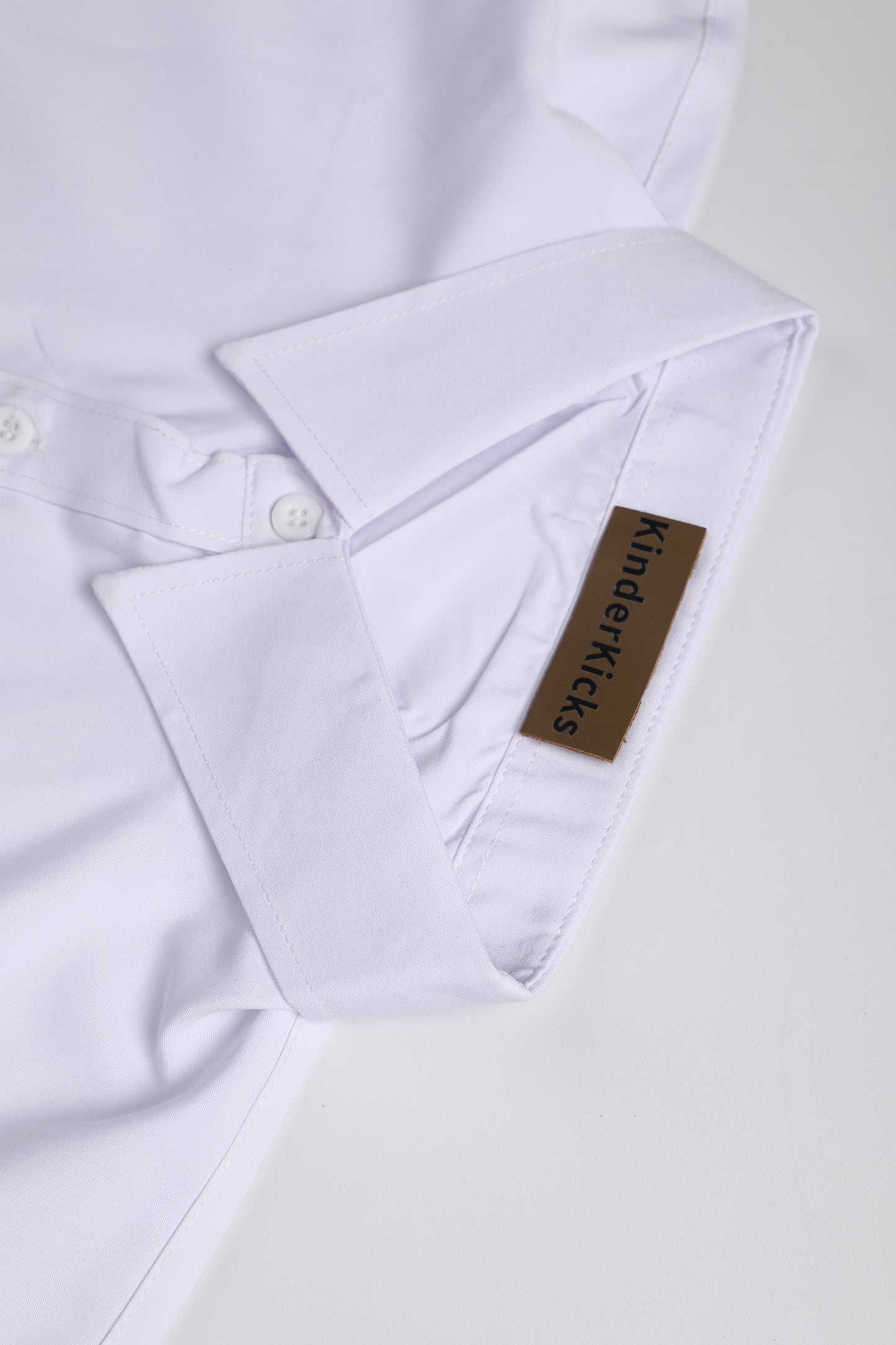Kinderkicks Classic White Cotton Shirt – Premium Versatile Dress Shirt for Formal Wear