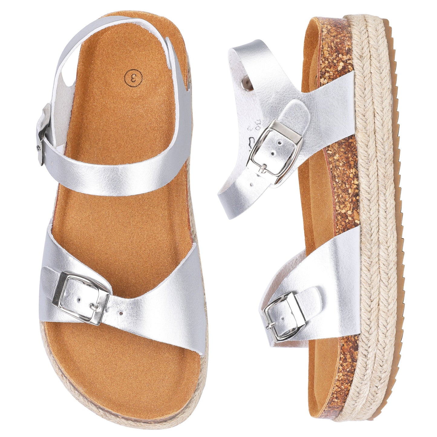 Girls Sandals Summer Slip On Sandals for Little Kids