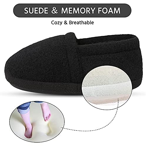 Boys Slippers Kids House Shoes with Cozy Memory Indoor Outdoor (Toddler/Little Kid/Big Kid)