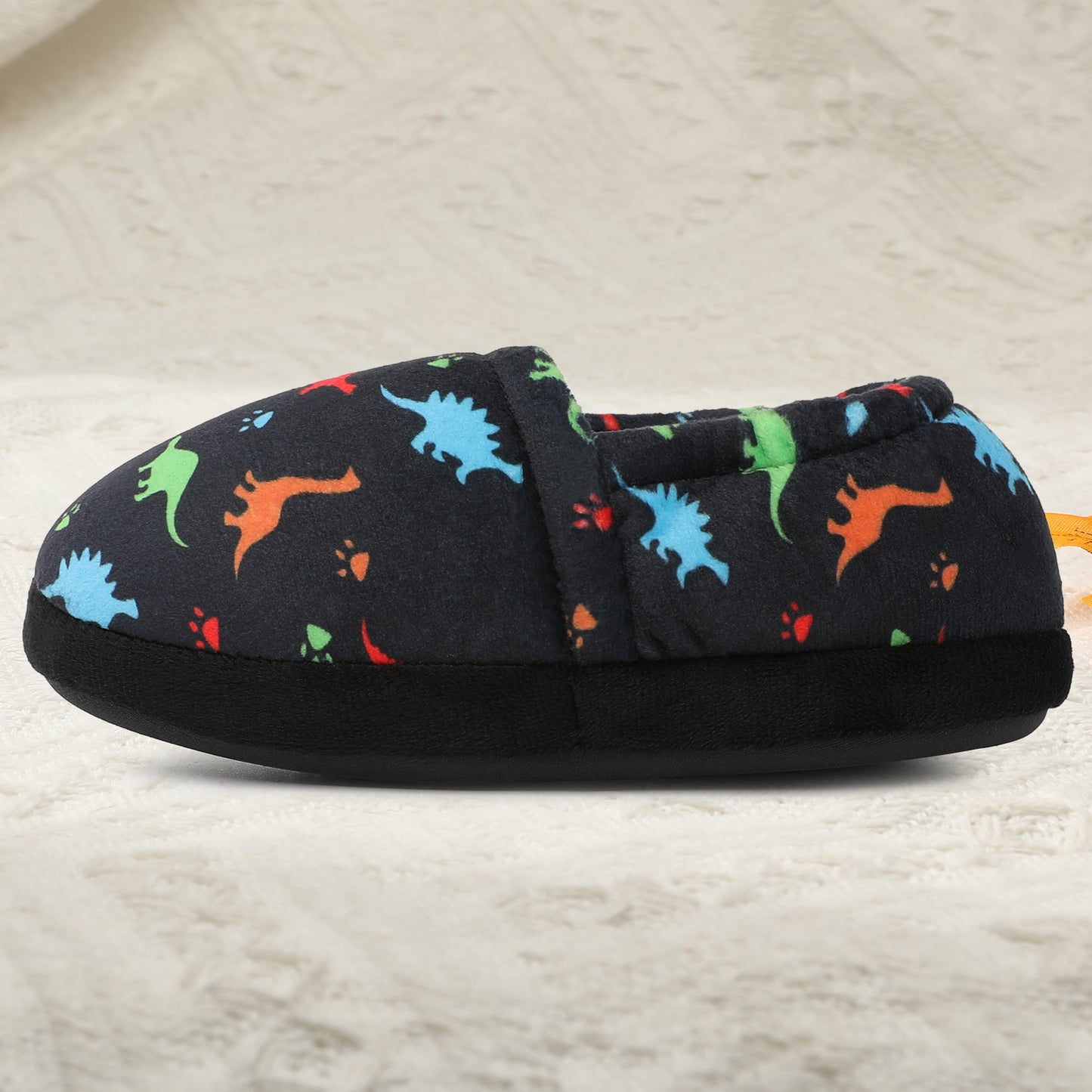 Boys Slippers Indoor House Slippers Bedroom Dinosaur Soft Warm Boys House Shoes with Memory Foam