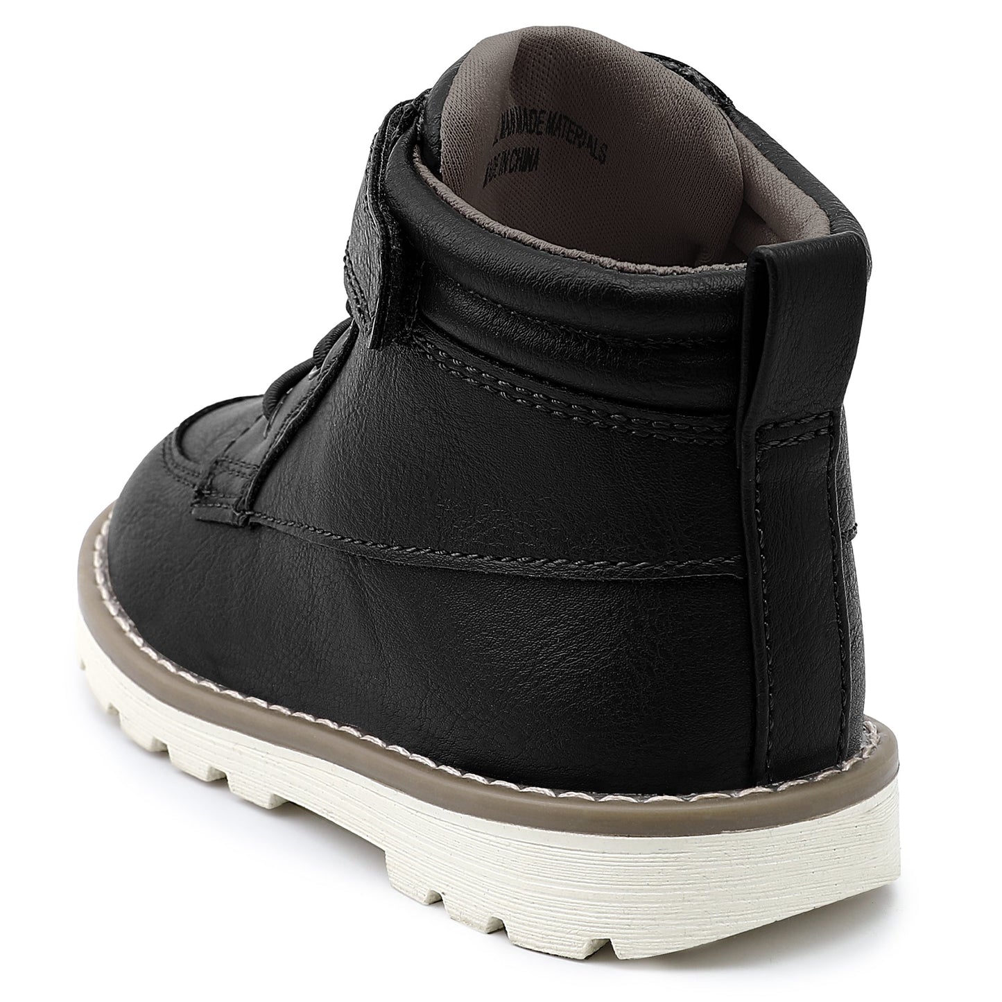 Boys Fashion Boots High Top Sneakers Faux Leather (toddller/littile kids)