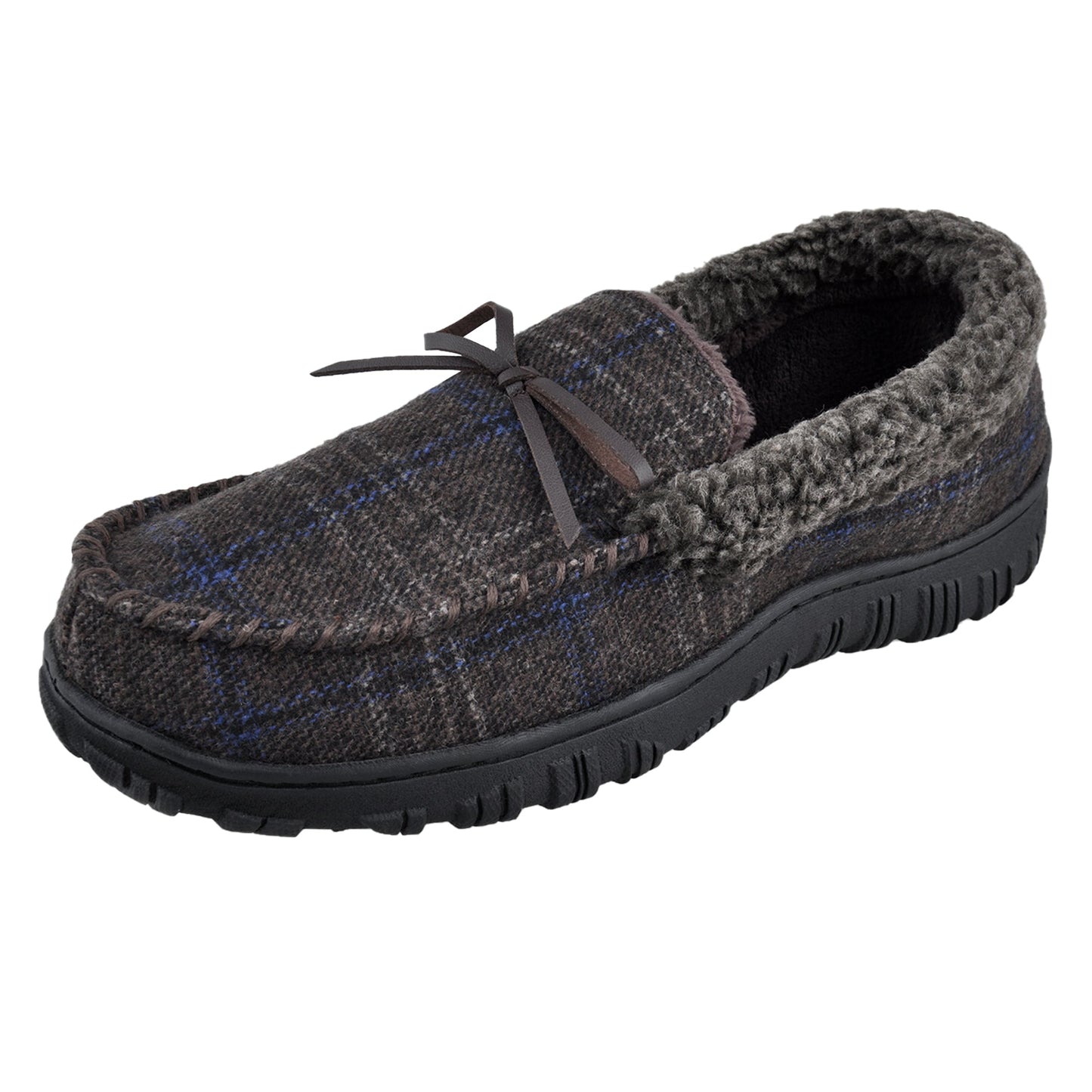 Men's Trendy Slip On Home Shoes, Comfy Non Slip Thermal Shoes For Men's Indoor Activities