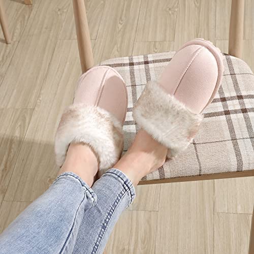 Womens Memory Foam Slippers for Women Indoor Outdoor Womens House Shoes