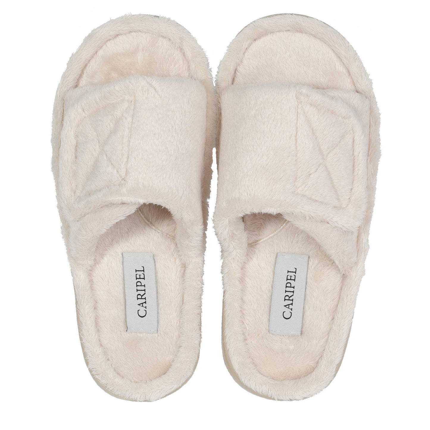 CARIPEL Womens Slippers Fuzzy Memory Foam House Slippers Open Toe